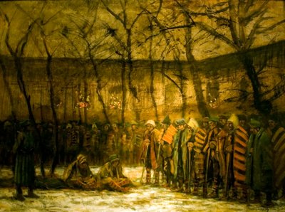 Christmas of the Prisoners of War by Laszlo Mednyanszky